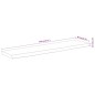 vidaXL Wandregal 120x30x3,8 cm Rechteckig Massivholz Akazie Baumkante vidaXL Wandregal 120x30x3,8 cm Rechteckig Massivholz Akazie Baumkante