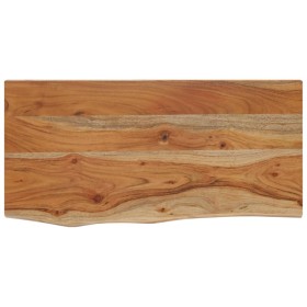 vidaXL Wandregal 60x30x3,8 cm Rechteckig Massivholz Akazie Baumkante