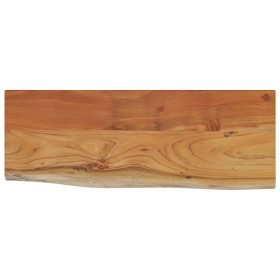 vidaXL Wandregal 80x30x3,8 cm Rechteckig Massivholz Akazie Baumkante