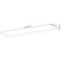 vidaXL Tischplatte 140x40x3,8cm Rechteckig Massivholz Akazie Baumkante vidaXL Tischplatte 140x40x3,8cm Rechteckig Massivholz Akazie Baumkante