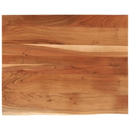 vidaXL Schreibtischplatte 110x80x3,8 cm Massivholz Akazie Baumkante