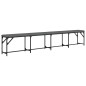 vidaXL Essbank Dunkelgrau 248x32x45 cm Stahl und Stoff vidaXL Essbank Dunkelgrau 248x32x45 cm Stahl und Stoff