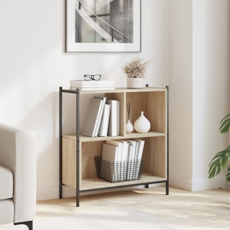 vidaXL Bücherregal Sonoma-Eiche 72x28x77,5 cm Holzwerkstoff