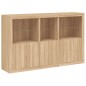 vidaXL Sideboard mit LED-Leuchten Sonoma-Eiche 162x37x100 cm vidaXL Sideboard mit LED-Leuchten Sonoma-Eiche 162x37x100 cm