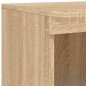 vidaXL Sideboard mit LED-Leuchten Sonoma-Eiche 162x37x100 cm vidaXL Sideboard mit LED-Leuchten Sonoma-Eiche 162x37x100 cm