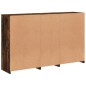 vidaXL Sideboard mit LED-Leuchten Räuchereiche 162x37x100 cm vidaXL Sideboard mit LED-Leuchten Räuchereiche 162x37x100 cm