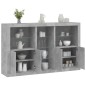 vidaXL Sideboard mit LED-Leuchten Betongrau 162x37x100 cm vidaXL Sideboard mit LED-Leuchten Betongrau 162x37x100 cm