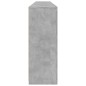 vidaXL Sideboard mit LED-Leuchten Betongrau 162x37x100 cm vidaXL Sideboard mit LED-Leuchten Betongrau 162x37x100 cm