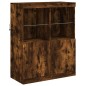 vidaXL Sideboard mit LED-Leuchten Räuchereiche 283x37x100 cm vidaXL Sideboard mit LED-Leuchten Räuchereiche 283x37x100 cm