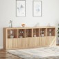 vidaXL Sideboard mit LED-Leuchten Sonoma-Eiche 283x37x100 cm vidaXL Sideboard mit LED-Leuchten Sonoma-Eiche 283x37x100 cm