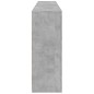 vidaXL Sideboard mit LED-Leuchten Betongrau 202x37x100 cm vidaXL Sideboard mit LED-Leuchten Betongrau 202x37x100 cm