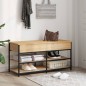 vidaXL Schuhbank Sonoma-Eiche 100x42,5x50 cm Holzwerkstoff vidaXL Schuhbank Sonoma-Eiche 100x42,5x50 cm Holzwerkstoff