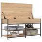 vidaXL Schuhbank Sonoma-Eiche 100x42,5x50 cm Holzwerkstoff vidaXL Schuhbank Sonoma-Eiche 100x42,5x50 cm Holzwerkstoff