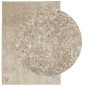 vidaXL Teppich ISTAN Hochflor Glänzend Beige 140x200 cm vidaXL Teppich ISTAN Hochflor Glänzend Beige 140x200 cm