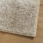 vidaXL Teppich ISTAN Hochflor Glänzend Beige 140x200 cm vidaXL Teppich ISTAN Hochflor Glänzend Beige 140x200 cm