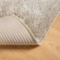 vidaXL Teppich ISTAN Hochflor Glänzend Beige 140x200 cm vidaXL Teppich ISTAN Hochflor Glänzend Beige 140x200 cm