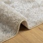 vidaXL Teppich ISTAN Hochflor Glänzend Beige 140x200 cm vidaXL Teppich ISTAN Hochflor Glänzend Beige 140x200 cm