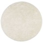 vidaXL Teppich ISTAN Hochflor Glänzend Creme Ø 160 cm vidaXL Teppich ISTAN Hochflor Glänzend Creme Ø 160 cm