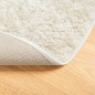 vidaXL Teppich ISTAN Hochflor Glänzend Creme Ø 100 cm vidaXL Teppich ISTAN Hochflor Glänzend Creme Ø 100 cm