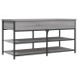 vidaXL Schuhbank Grau Sonoma 100x42,5x50 cm Holzwerkstoff vidaXL Schuhbank Grau Sonoma 100x42,5x50 cm Holzwerkstoff