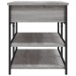 vidaXL Schuhbank Grau Sonoma 100x42,5x50 cm Holzwerkstoff vidaXL Schuhbank Grau Sonoma 100x42,5x50 cm Holzwerkstoff