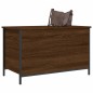 vidaXL Sitzbank mit Stauraum Braun Eiche 80x42,5x50 cm Holzwerkstoff vidaXL Sitzbank mit Stauraum Braun Eiche 80x42,5x50 cm Holzwerkstoff