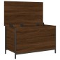 vidaXL Sitzbank mit Stauraum Braun Eiche 80x42,5x50 cm Holzwerkstoff vidaXL Sitzbank mit Stauraum Braun Eiche 80x42,5x50 cm Holzwerkstoff