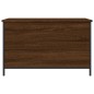vidaXL Sitzbank mit Stauraum Braun Eiche 80x42,5x50 cm Holzwerkstoff vidaXL Sitzbank mit Stauraum Braun Eiche 80x42,5x50 cm Holzwerkstoff