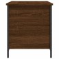 vidaXL Sitzbank mit Stauraum Braun Eiche 80x42,5x50 cm Holzwerkstoff vidaXL Sitzbank mit Stauraum Braun Eiche 80x42,5x50 cm Holzwerkstoff