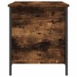 vidaXL Sitzbank mit Stauraum Räuchereiche 80x42,5x50 cm Holzwerkstoff vidaXL Sitzbank mit Stauraum Räuchereiche 80x42,5x50 cm Holzwerkstoff