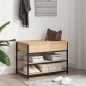 vidaXL Schuhbank Sonoma-Eiche 70x42,5x50 cm Holzwerkstoff vidaXL Schuhbank Sonoma-Eiche 70x42,5x50 cm Holzwerkstoff