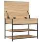 vidaXL Schuhbank Sonoma-Eiche 70x42,5x50 cm Holzwerkstoff vidaXL Schuhbank Sonoma-Eiche 70x42,5x50 cm Holzwerkstoff