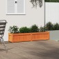 vidaXL Pflanzkübel Wachsbraun 150x31x31 cm Massivholz Kiefer vidaXL Pflanzkübel Wachsbraun 150x31x31 cm Massivholz Kiefer