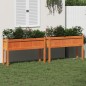 vidaXL Pflanzkübel mit Beinen 2 Stk. Wachsbraun Massivholz Kiefer vidaXL Pflanzkübel mit Beinen 2 Stk. Wachsbraun Massivholz Kiefer