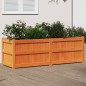 vidaXL Pflanzkübel Wachsbraun 150x50x50 cm Massivholz Kiefer vidaXL Pflanzkübel Wachsbraun 150x50x50 cm Massivholz Kiefer