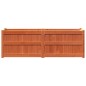 vidaXL Pflanzkübel Wachsbraun 150x50x50 cm Massivholz Kiefer vidaXL Pflanzkübel Wachsbraun 150x50x50 cm Massivholz Kiefer