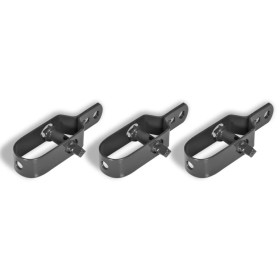 vidaXL Drahtspanner für Maschendrahtzaun 3 Stk. 100 mm Grau