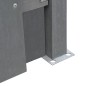 vidaXL Zaunelement mit 2 Pfosten WPC 180x180 cm Grau vidaXL Zaunelement mit 2 Pfosten WPC 180x180 cm Grau