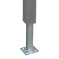 vidaXL Zaunelement mit 2 Pfosten WPC 180x180 cm Grau vidaXL Zaunelement mit 2 Pfosten WPC 180x180 cm Grau