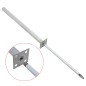 vidaXL Zaunelement mit 2 Pfosten WPC 180x180 cm Grau vidaXL Zaunelement mit 2 Pfosten WPC 180x180 cm Grau