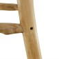 vidaXL Barhocker Echtleder und Teak Massivholz vidaXL Barhocker Echtleder und Teak Massivholz