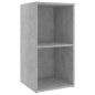 vidaXL TV-Schränke 2 Stk. Betongrau 72x35x36,5 cm Holzwerkstoff vidaXL TV-Schränke 2 Stk. Betongrau 72x35x36,5 cm Holzwerkstoff