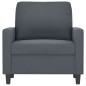 vidaXL Sessel Dunkelgrau 60 cm Samt vidaXL Sessel Dunkelgrau 60 cm Samt