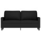 vidaXL 2-Sitzer-Sofa Schwarz 140 cm Samt vidaXL 2-Sitzer-Sofa Schwarz 140 cm Samt