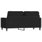 vidaXL 2-Sitzer-Sofa Schwarz 140 cm Samt vidaXL 2-Sitzer-Sofa Schwarz 140 cm Samt