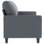 vidaXL 3-Sitzer-Sofa Dunkelgrau 180 cm Samt vidaXL 3-Sitzer-Sofa Dunkelgrau 180 cm Samt
