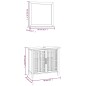 vidaXL 2-tlg. Badmöbel-Set Massivholz Nussbaum vidaXL 2-tlg. Badmöbel-Set Massivholz Nussbaum