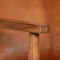 vidaXL Sessel Braun Echtleder mit Akazienholz vidaXL Sessel Braun Echtleder mit Akazienholz