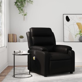 vidaXL Massagesessel Schwarz Kunstleder