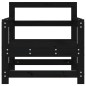 vidaXL Gartenstühle 2 Stk. Schwarz Massivholz Kiefer vidaXL Gartenstühle 2 Stk. Schwarz Massivholz Kiefer